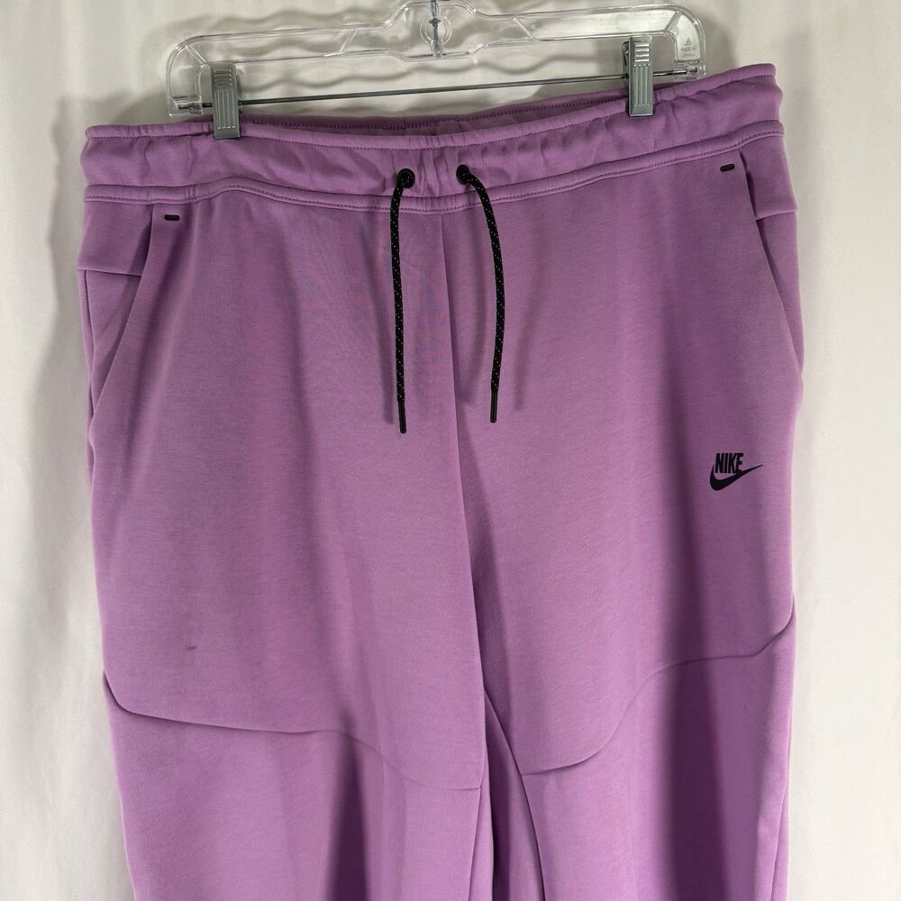 Nike Sweatpant Joggers Women's XL Purple Elastic Waist Pull On Pockets - Picture 2 of 11
